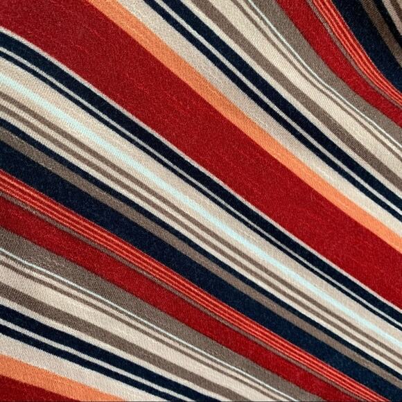 Maurices 24/7 Striped Retro Vibe Strappy Front Top Large - Picture 6 of 9